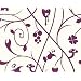 Livingwalls 6692-85 Tapete, Forbidden Fruits, wei� lila, Design by Lars Contzen