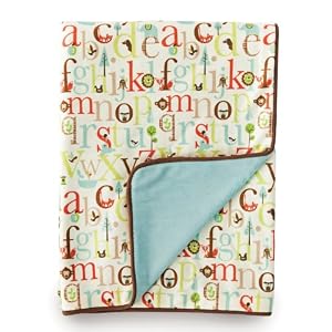 Skip Hop Plush Blanket, Alphabet Zoo