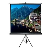 AOSOM TRIPOD PORTABLE PROJECTOR SCREEN 60'X60'