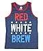 Red White Brew Graphic Tank Top (Large 42/44)