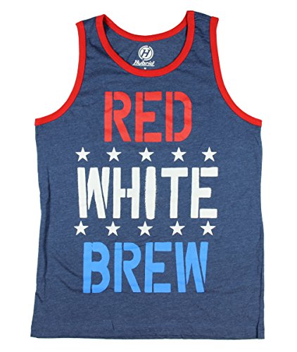 Red White Brew Graphic Tank Top (Large 42/44)