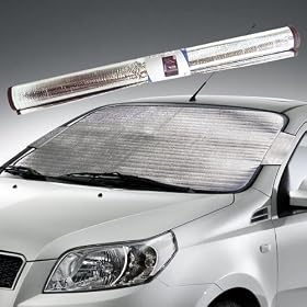 ALUMINIUM CAR WINDSCREEN/WINDSHIELD FROST/SNOW/ICE PROTECTOR COVER