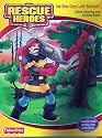 FISHER-PRICE RESCUE HEROES GIANT COLORING & ACTIVITY BOOKS - No One Gets Left Behind!