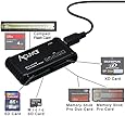 Acuvar High Speed All-in-1 Memory Card Reader / Writer for SD/SDHC, Micro SD, CF, XD, MS/Pro & Duo Cards