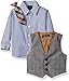 Nautica Baby Glen Plaid Vest Set, White, 6-9 Months