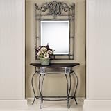 Hillsdale Montello Steel and Mirror Set
