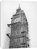 Canvas Prints of Big Ben Under Scaffold from Mary Evans