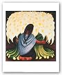 The Flower Seller by Diego Rivera 21.5"x21.875" Art Print Poster