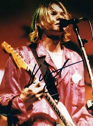 Curt Cobain Sexy Photo Autograph Reprint Print Autografo Foto Autogramm