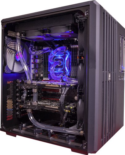 detail Xotic PC EXECUTIONER Stage 4 Desktop Computer / Intel® Core i7 4960X Extreme Edition (3.60-4.00GHz) (15MB cache) (Six-Core CPU) / 2 X in Crossfire AMD® Radeon R9 280X (3GB) GDDR5 / Corsair Carbide AIR 540 Cube Case [Black w/ Side Window Panel]