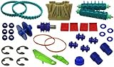 Tomcat® Rebuild KIT W/rubber Brushes Replacement for Aquabot® / Aqua Products P/n: Sp3302, 3506, 3201, 3002b, 8100, 8111, 3400b, A38205mg, A3600, 3500, 3700, Sp9204bl, 2600, & 2610