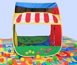 Easy Twist Pretend House Garden Pop-up Play Tent House w/ 100 Play Ball and Tote Bag