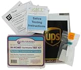 Life Solutions   In Home Female 3 Hormone Saliva Test Kit