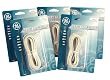 Pack of 5 GE Telephone Base Cords -14 Feet - Almond