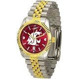 Washington State Cougars NCAA AnoChrome "Executive" Mens Watch