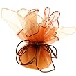 10 Designer Organza Fabric Drawstring Gift Bags Pouches Party Favor Gifts Packaging Orange Cream Medium Size