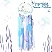 AerWo Mermaid Dream Catchers for Kids, Handmade Blue Mermaid Dream Catcher for Girls Bedroom Wall Hanging Decorations Under The Sea Mermaid Birthday Party Supplies