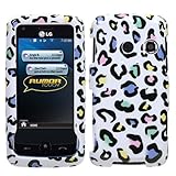 Colorful Leopard Phone Protector Cover for LG LN510 (Rumor Touch)