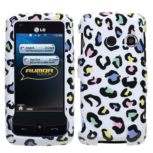 Best Price Design Hard Protector Skin Cover Cell Phone Case for LG Rumor touch/ Banter Touch LN510 Sprint,Virgin Mobile,MetroPCS,U.S. Cellular - Colorful Leopard