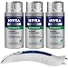 Philips HS 803/04 Rasier-Emulsion NIVEA for Men (f�r HS8460/HS8440/HS8420 und HS8060/HS8040/HS8020), 3-er Pack