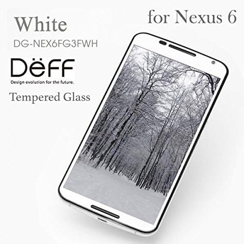 Deff High Grade Glass Screen Protector for Google Nexus 6 (White)