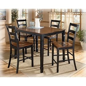 Cedar Heights Cntrht Table (4) Bar Stools (RTA)(5 Ctn) by
