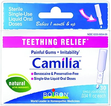 Boiron Camilia Teething Relief, 120 Count (0.034 fl oz each) (7w4goa)