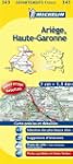 Carte DEPARTEMENTS Ariege, Haute-Garonne