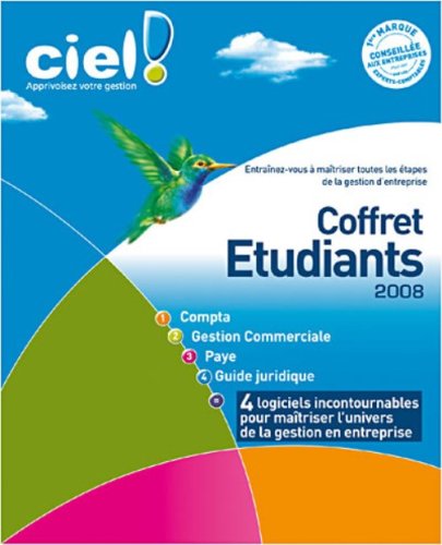 Childrens Toyshop  Logiciels : Ciel Coffret Etudiant 2008 - Ensemble complet - 1 utilisateur