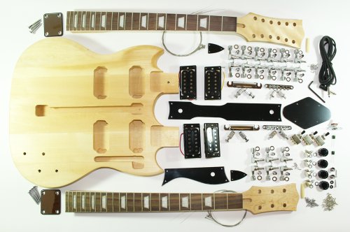 Produkt-Bild: kompletter Bausatz f&uuml;r eine Double Neck E-Gitarre