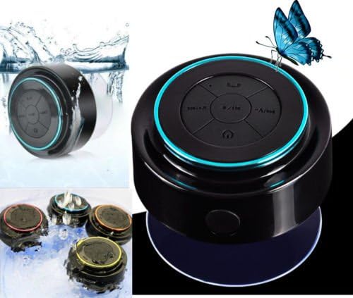 Boleno Bluetooth Shower Speaker, 100% Waterproof &amp; Dustproof - Portable &amp; Wireless