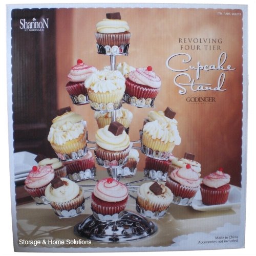 Godinger Revolving Cupcake Stand / Holder