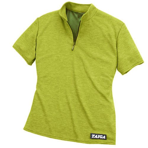 TAIGA Women's Polartec PowerDry Polo Zip-T - Quick Dry Polo T-Shirt, MADE IN CANADA
