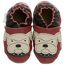 Robeez Infant/Toddler Spike Slip-On,Crimson,12-18 Months (US Toddler 4.5-5 M)