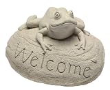 Carruth 332 Frog Welcome Stone