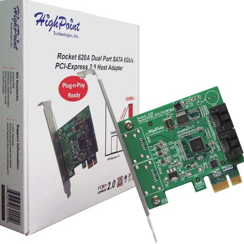 HighPoint Rocket 620 Massenspeicher Controller 2 Sender Kanal SATA-600 PCI-e 2.0 x1 Preisvergleich