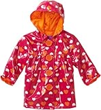 Pink Platinum Baby-girls Infant Heart Rain Slicker