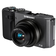 Samsung EX1 Digitalkamera  (24 mm Ultraweitwinkel, 10 Megapixel, Lichtstarkes F1,8-Objektiv, Schwenkbares 7,62 cm AMOLED-Display) grau