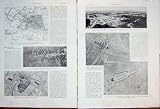 Neuilly の建築家橋道路図のフランス人の印刷物 1932 年 道路地図