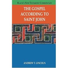 The Gospel According To Saint John (Black's New Testament Commentary)