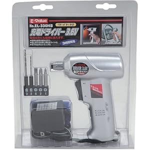 【クリックで詳細表示】E-Value 充電ドライバー3.6V EL-330HB