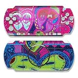 Love Hearts Design Decorative Protector Skin Decal Sticker for Sony PSP 3000