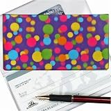 Lenticular Check Book Cover, 3D CORLOR BALLS , PINK, GREEN R-D124-CBC