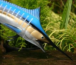 Taxidermy Quality 22" Fiberglass Blue Marlin Wall Mount