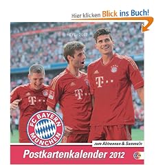 FC Bayern M�nchen 2012. Sammelkarten Postkartenkalender