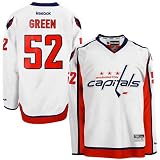 NHL Men's Washington Capitals #52 Mike Green Reebok Edge Premier Player Jersey (White, X-Large)