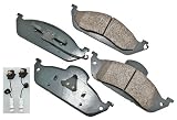 Akebono EUR760 EURO Ultra-Premium Ceramic Front Brake Pad Set For 1998-2005 Mercedes-Benz M Class