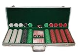 Trademark Poker 500 11.5 Gram Suited Chips in Aluminum Case