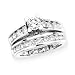 14K White Gold 2 ct. Diamond Bridal Engagement Set