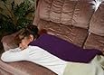 Sunny Bay Body Heating Wrap, Rice Filled, Washable Purple Fleece Cover, X-Large